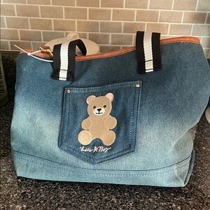 Luv Betsey, LBADDIE Denin bag, NWT
